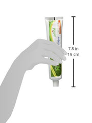Ingredient list including neem extract, calcium carbonate, sorbitol, sodium lauryl sulphate and mint for Madina toothpaste