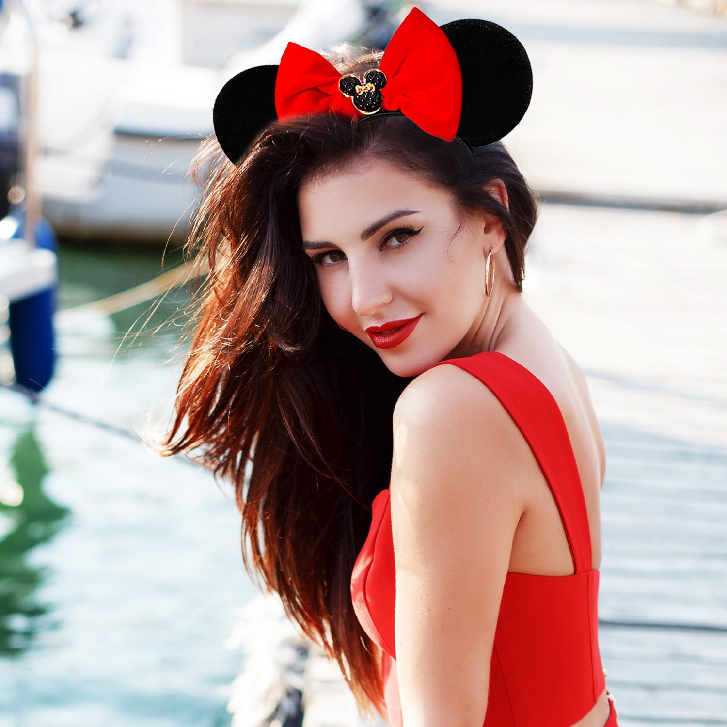 MADO birthday mouse ears headband for celebrations and photos