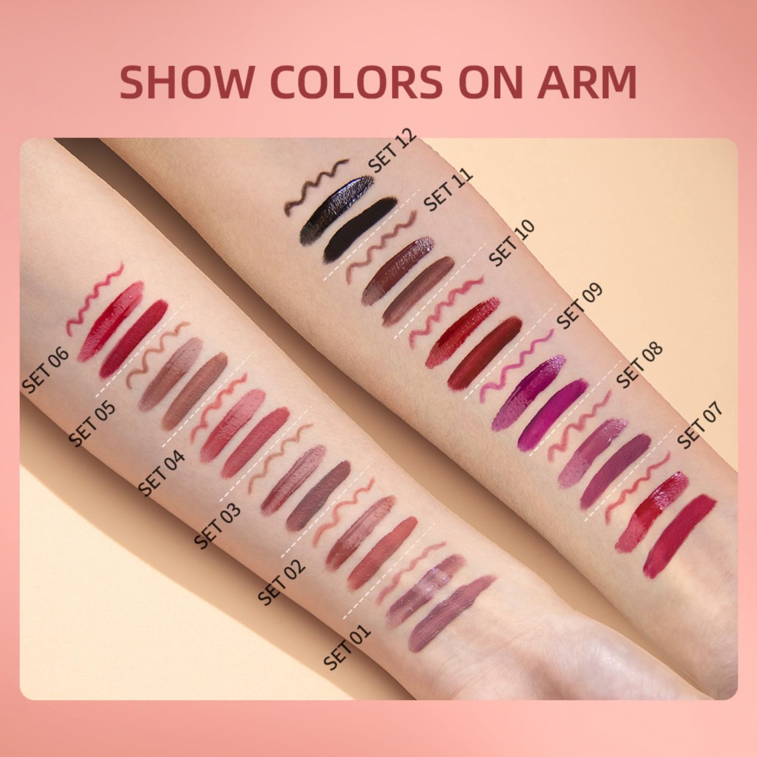 MAEPEOR creamy lip liner close-up for precise outlining