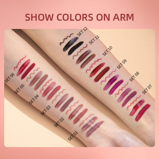 MAEPEOR creamy lip liner close-up for precise outlining