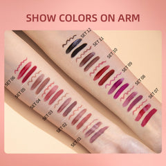 MAEPEOR creamy lip liner close-up for precise outlining