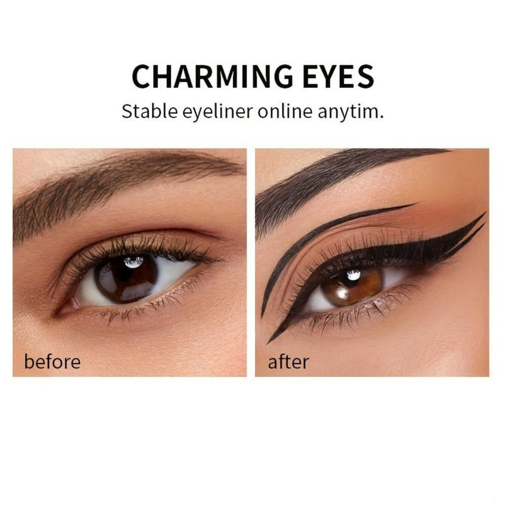MAEPEOR Gel Eyeliner waterproof and smudge-proof formula holds up during activities.