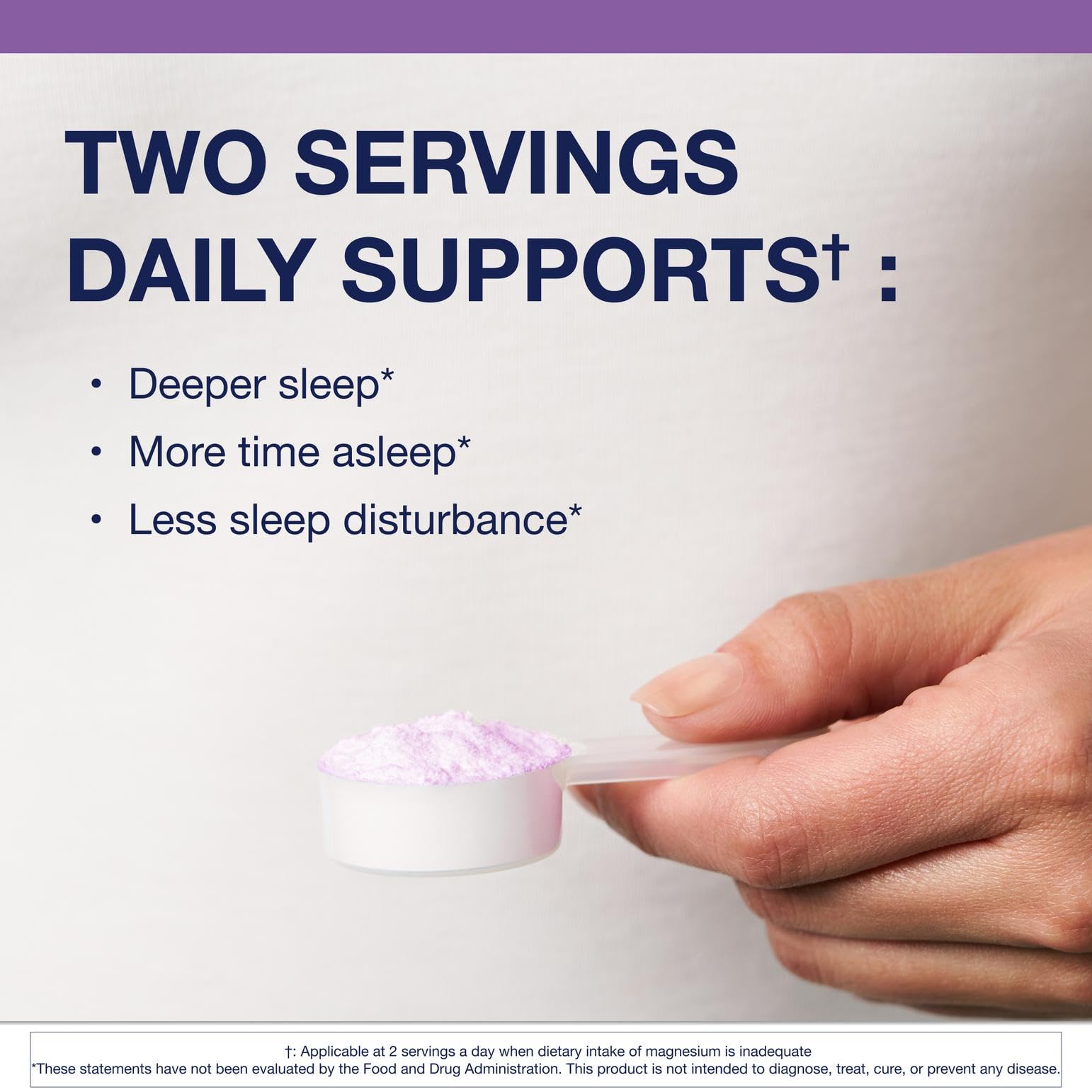 Close-up of MagActive Night Powder label highlighting ingredients