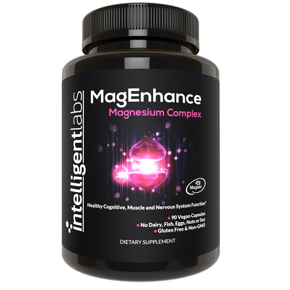 MagEnhance Magtein Magnesium Complex bottle with 90 capsules
