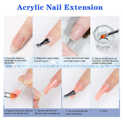 Extensions d’ongles DIY avec MAGIC ARMOR pour salon ou domicile.
