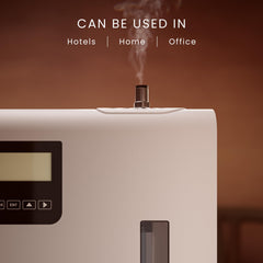 Control panel showing 24/7 timer and scent intensity
