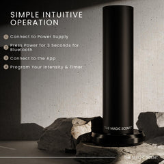 The Magic Scent diffuser used in a hotel room