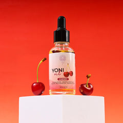 Magic V Yoni Oil vegan and non-GMO label emphasizes clean, plant-based care.