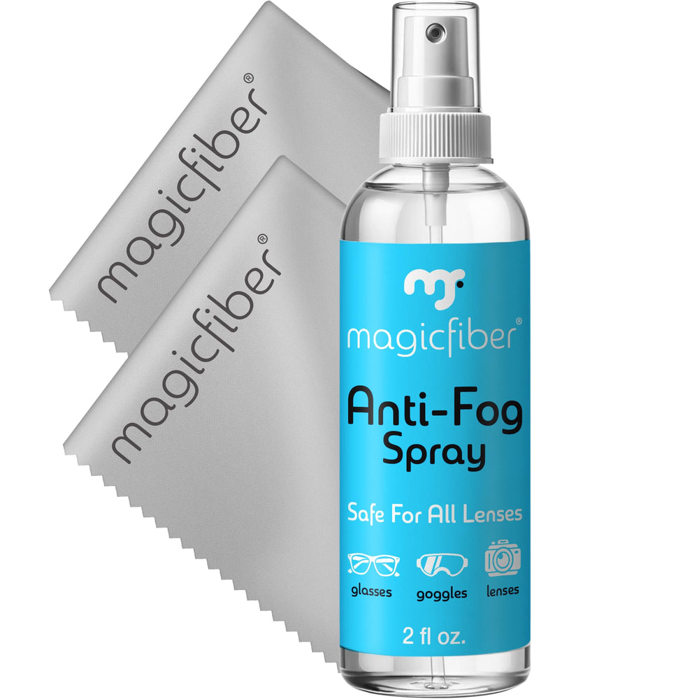 Bottle of MagicFiber Anti Fog Spray for Glasses