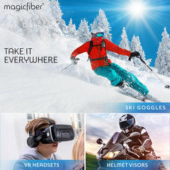Two MagicFiber microfiber cleaning cloths included in the kit