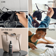 Travel-friendly MagicFiber kit for lenses, screens, cameras and electronics