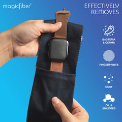 Lifestyle travel shot with glasses and phone in the pouch