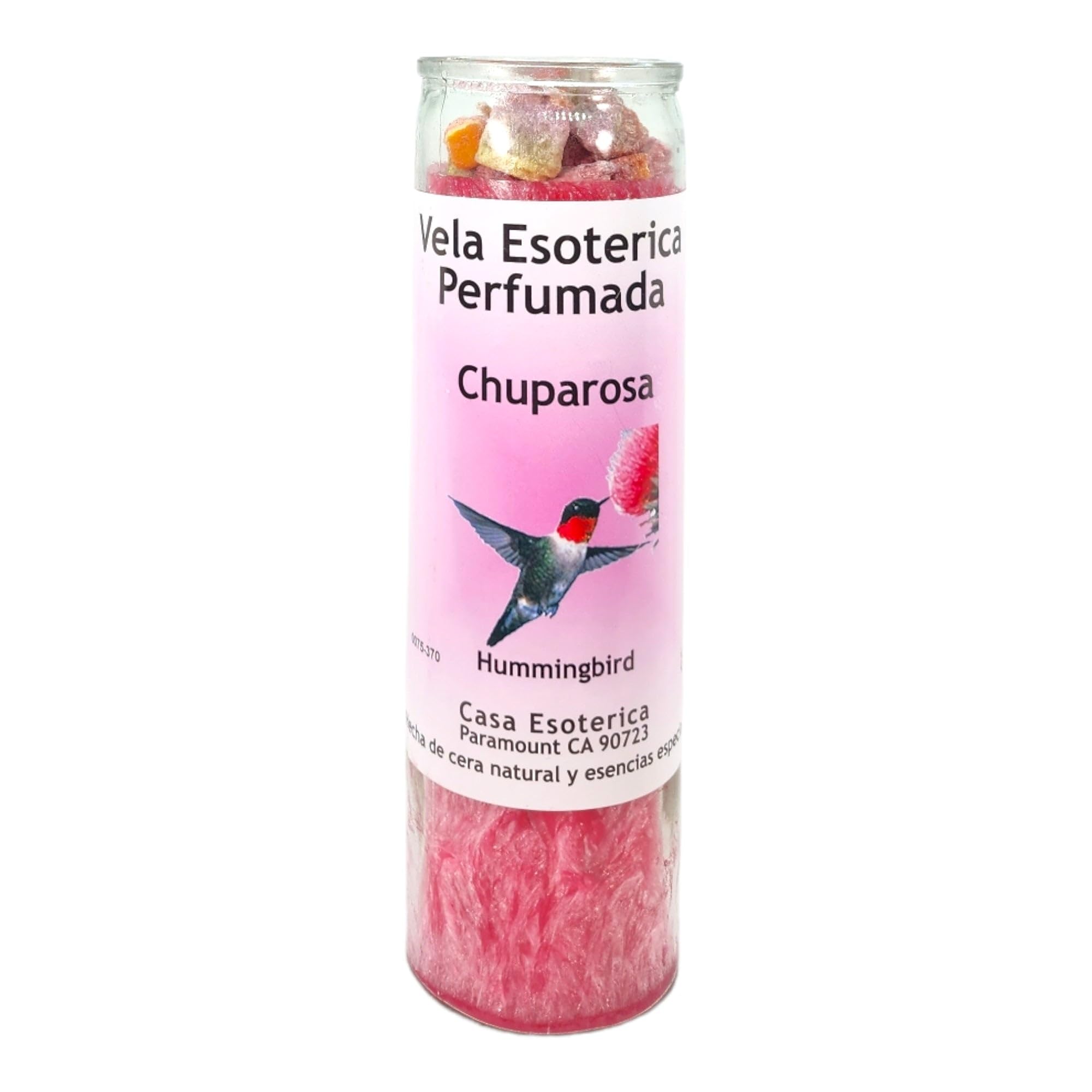MAGICK SPACE hummingbird chuparro candle pink packaging supports mindful ritual setup.