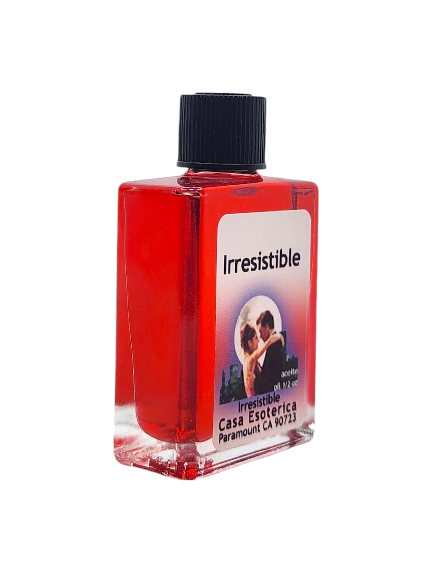 MAGICK SPACE Irresistible Oil label detail highlights traditional color and scent