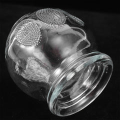 Back and neck cupping therapy with glass cups