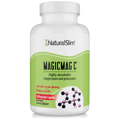 MagicMag C bottle with Magnesium Citrate and Potassium label