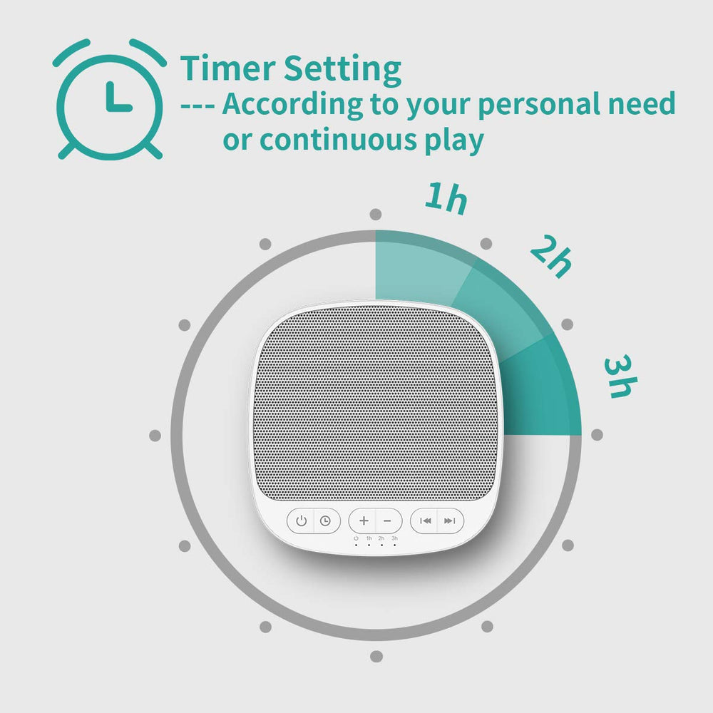 Magicteam Sleep Sound Machine volume control enables precise, personalized comfort.