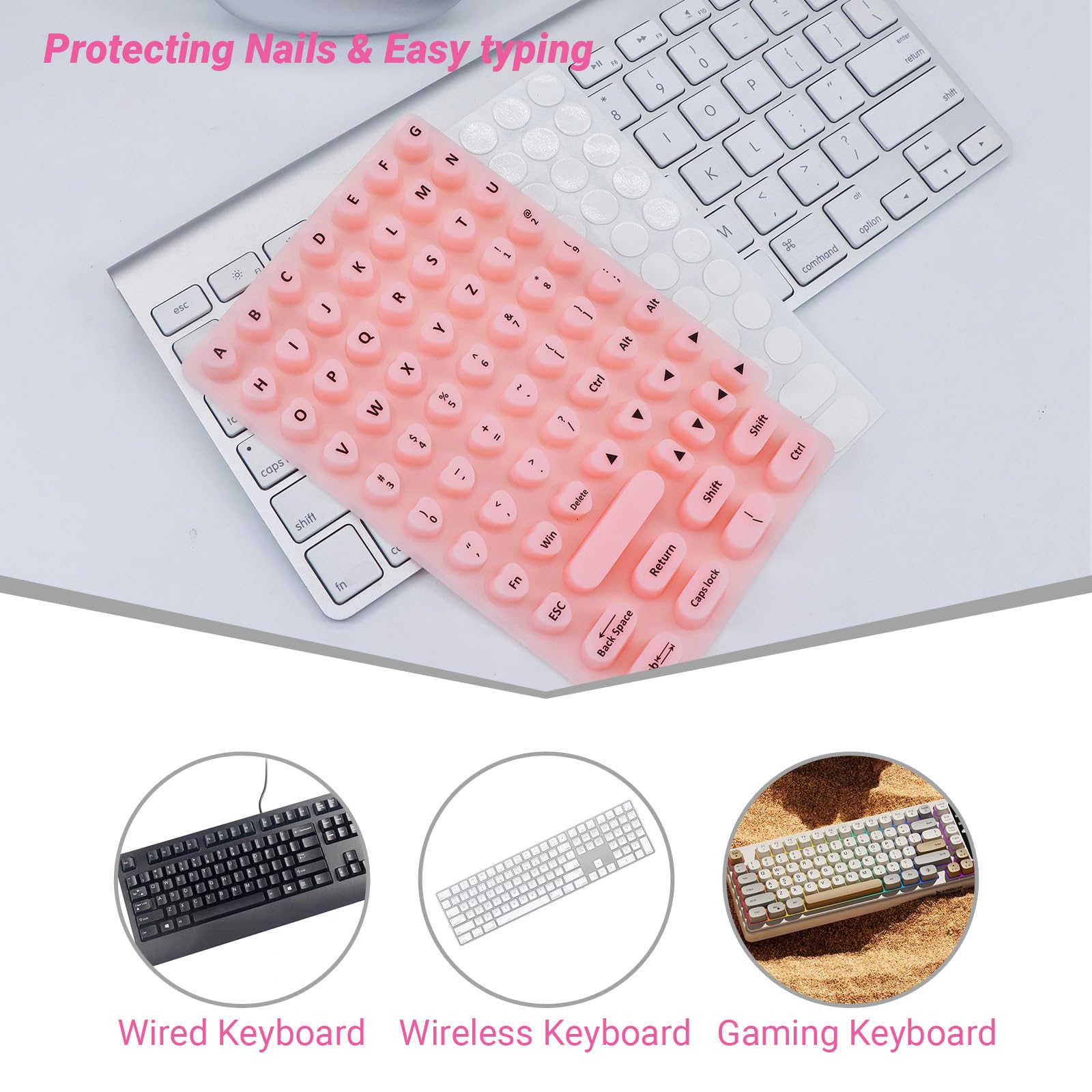 MAGIXUN anti-static keyboard stickers reduce gaming interference for accuracy