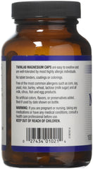 Twinlab Magnesium 400 mg bottle – back label