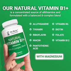 Magnesium included with B vitamin complex formulation