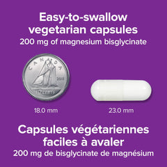 Close-up of Magnesium Bisglycinate capsules
