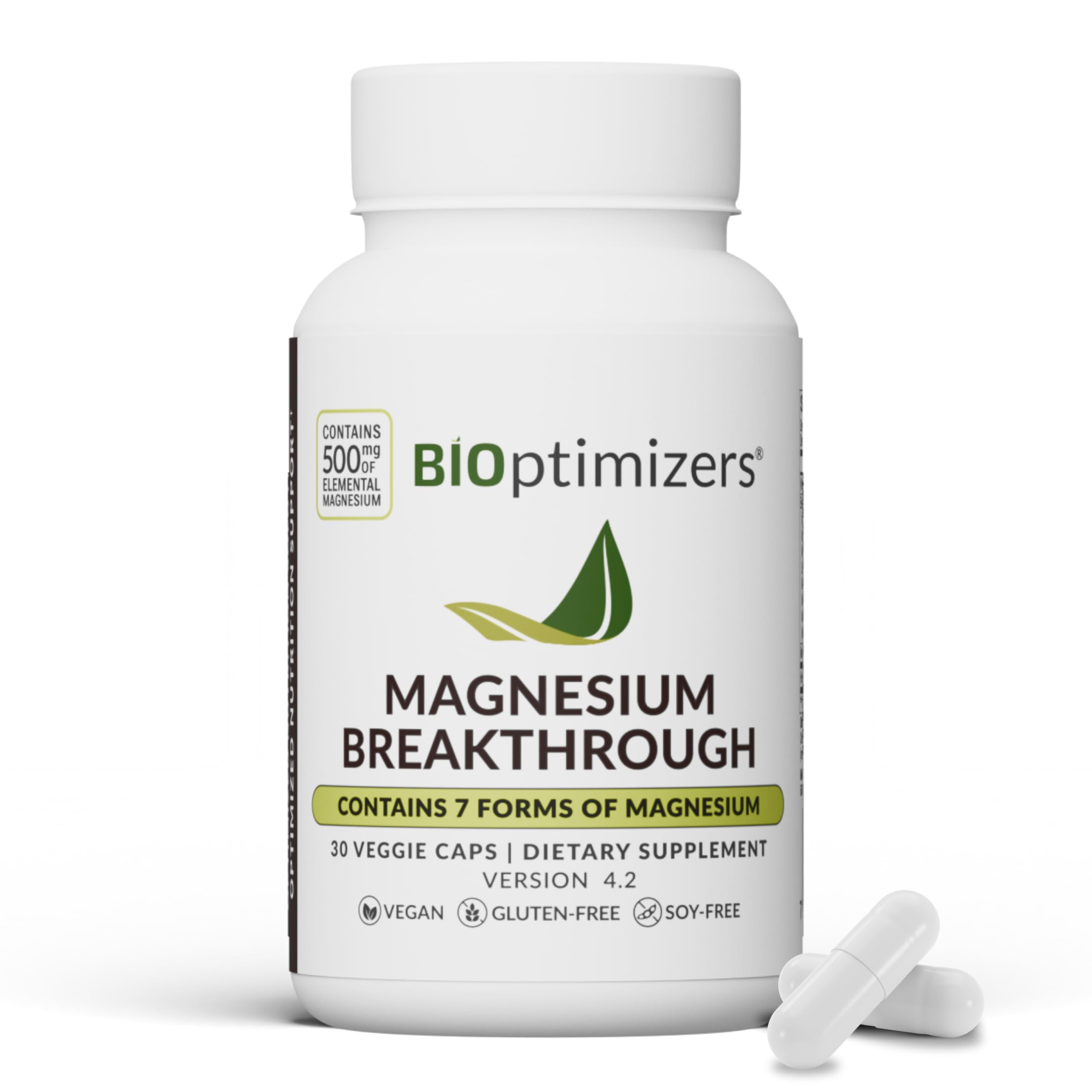 BIOptimizers Magnesium Breakthrough Complex bottle on a clean surface