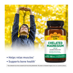 Close-up of magnesium capsules
