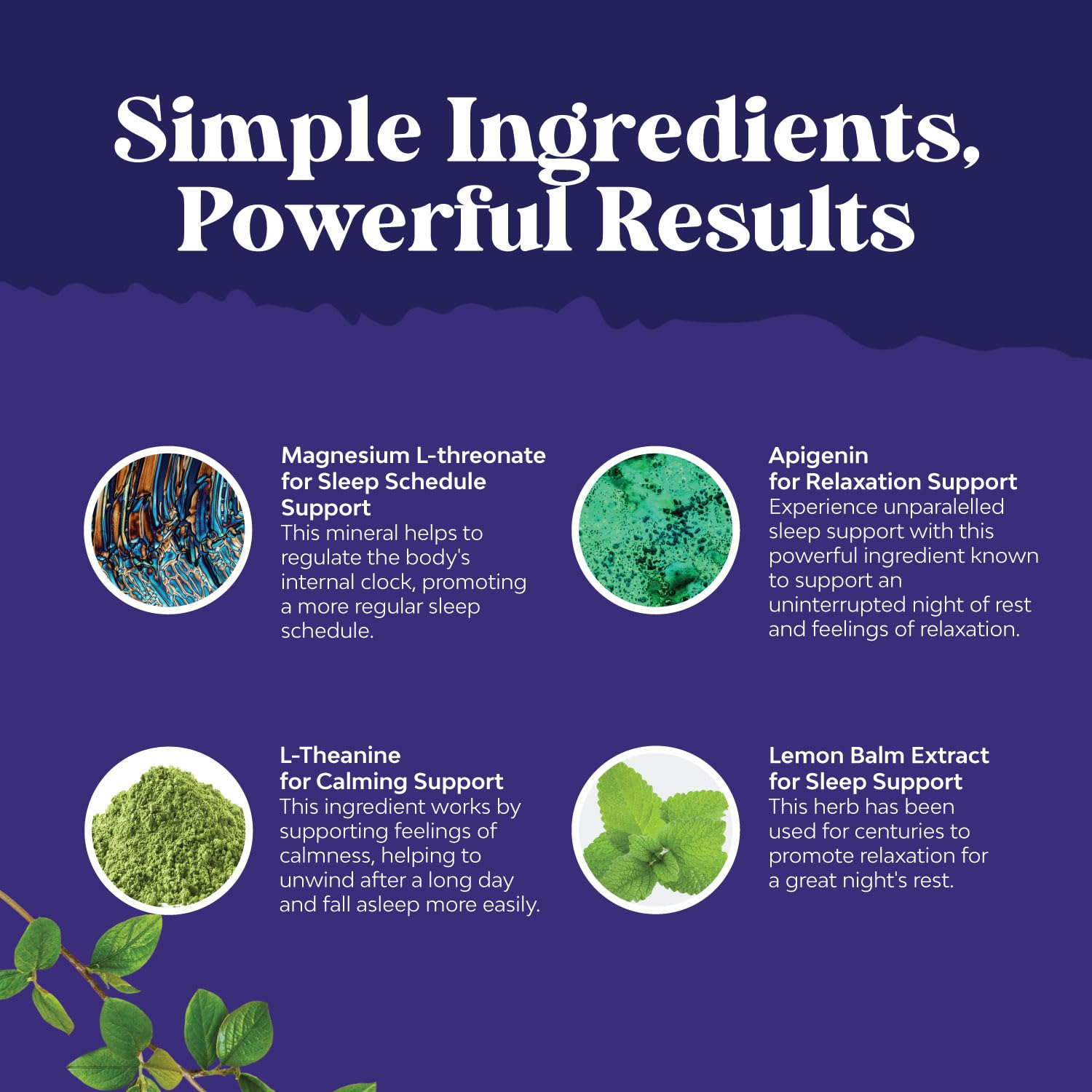 Magnesium sleep aid capsules for restful sleep