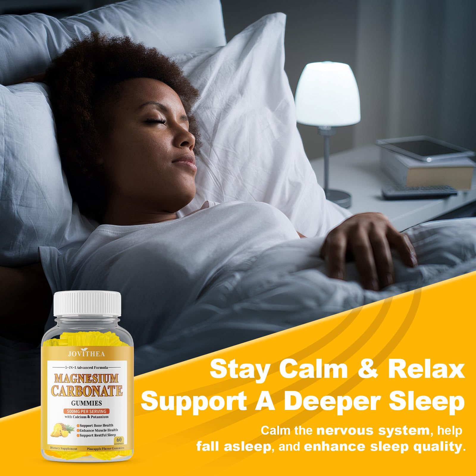 People taking magnesium gummies for bone and digestive health