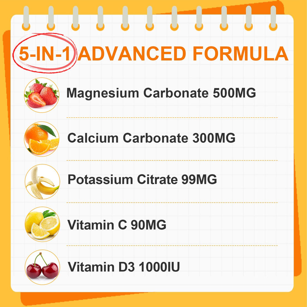 Packaging close-up for Magnesium Carbonate Gummies Pineapple Flavor
