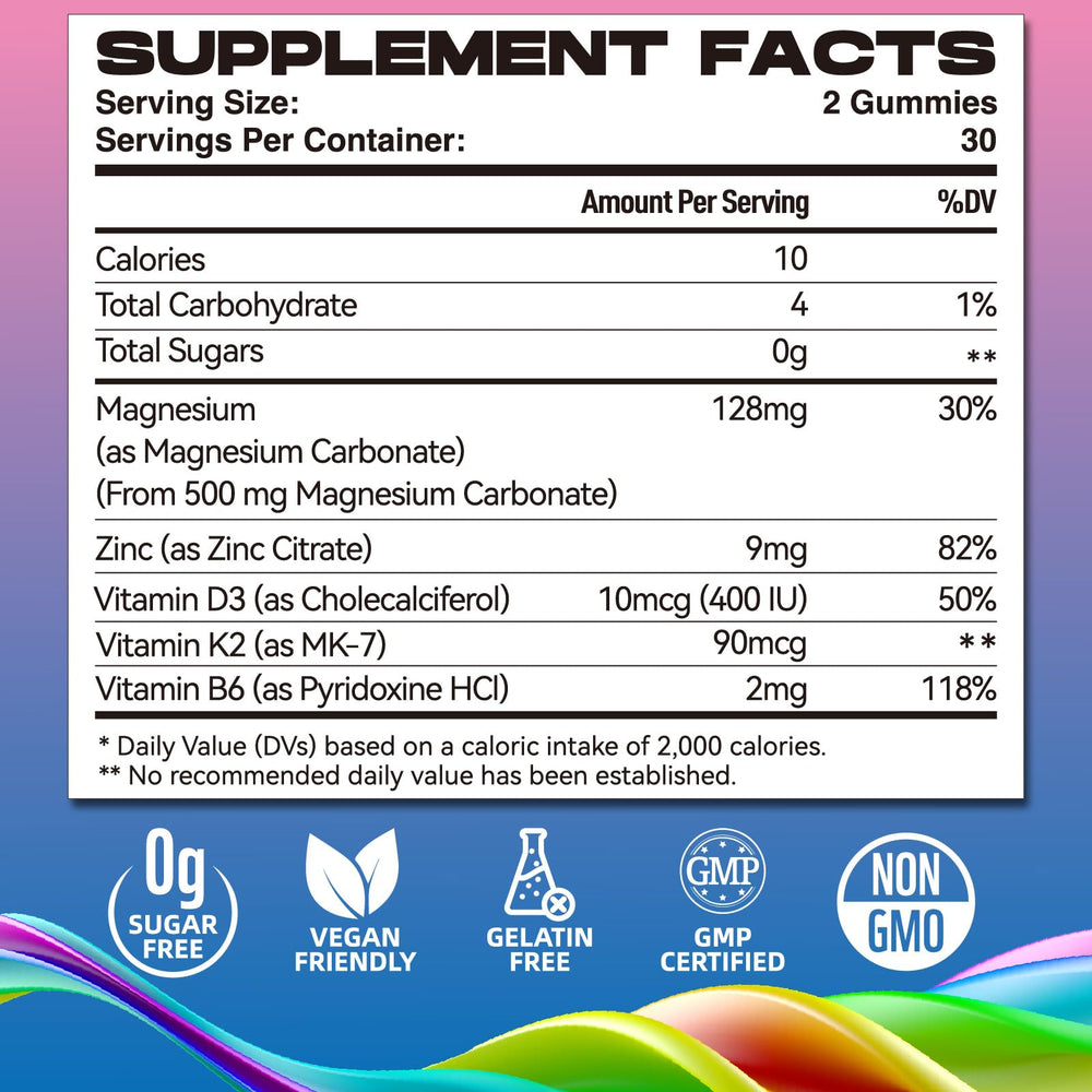 Strawberry-flavored Magnesium Carbonate Gummies