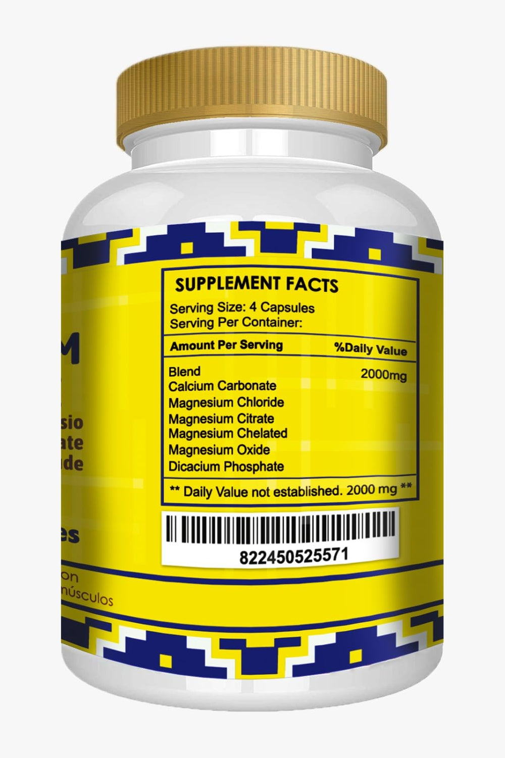 Pack of 2 Magnesium Chloride bottles, Non-GMO label