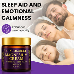 Magnesium chloride body balm being applied