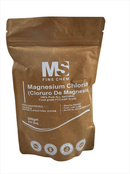 Magnesium chloride food-grade 300g bottle label