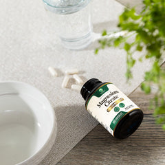 180-count bottle packaging for Magnesium Citrate 1000mg