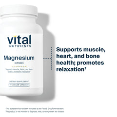 Magnesium citrate 150mg packaging and bottle