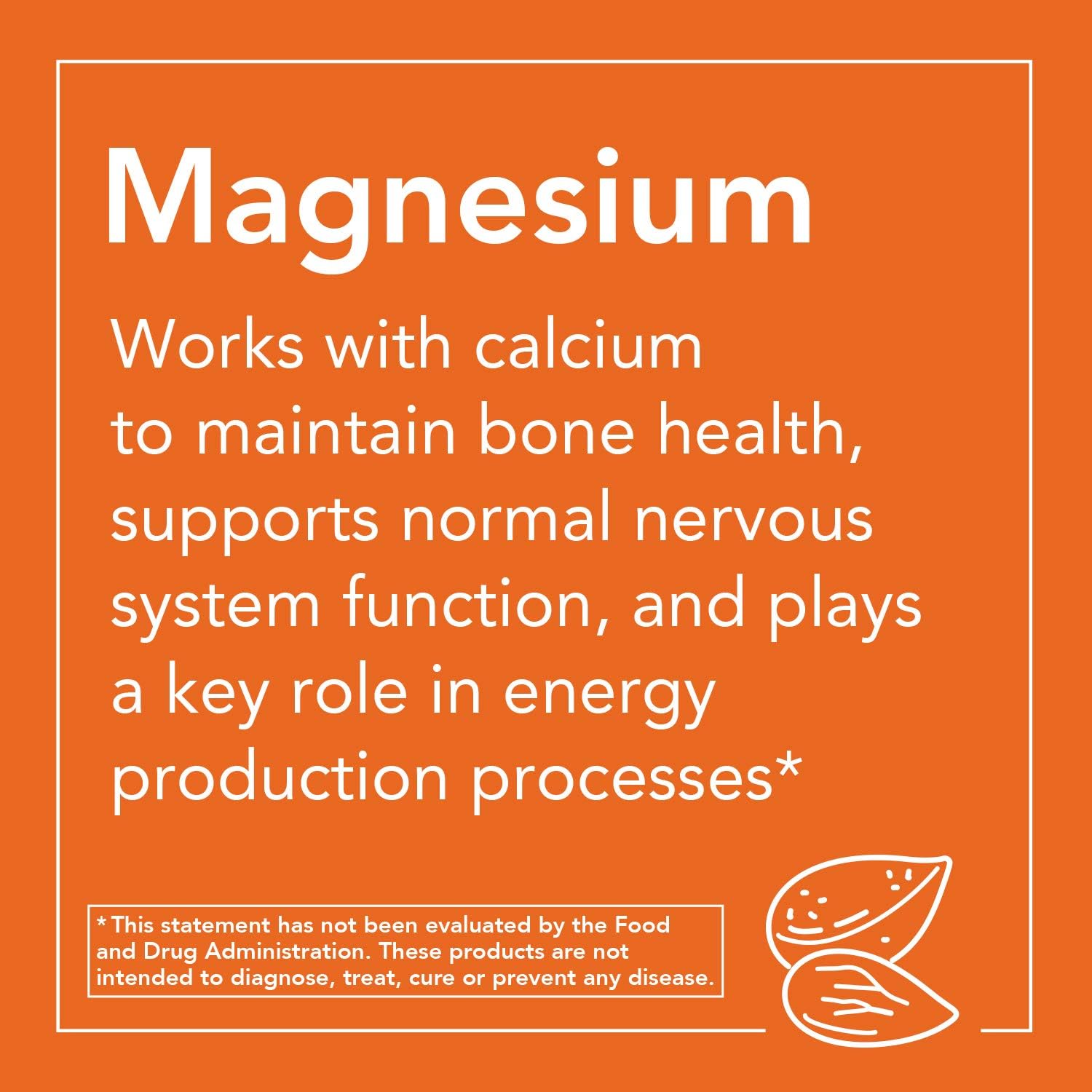 Ingredients for NOW Magnesium Citrate 200 mg tablets