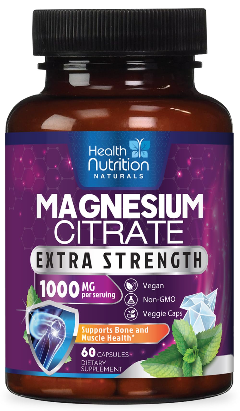 Magnesium citrate capsules 1000mg hero image