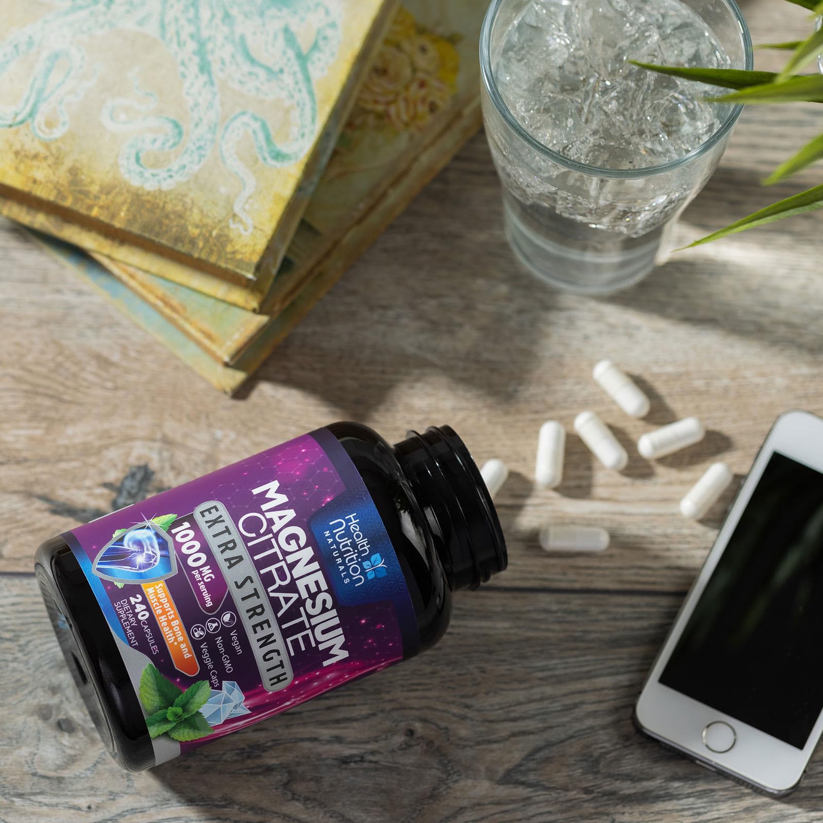 Ingredients and supplement details for Magnesium Citrate Capsules 1000mg