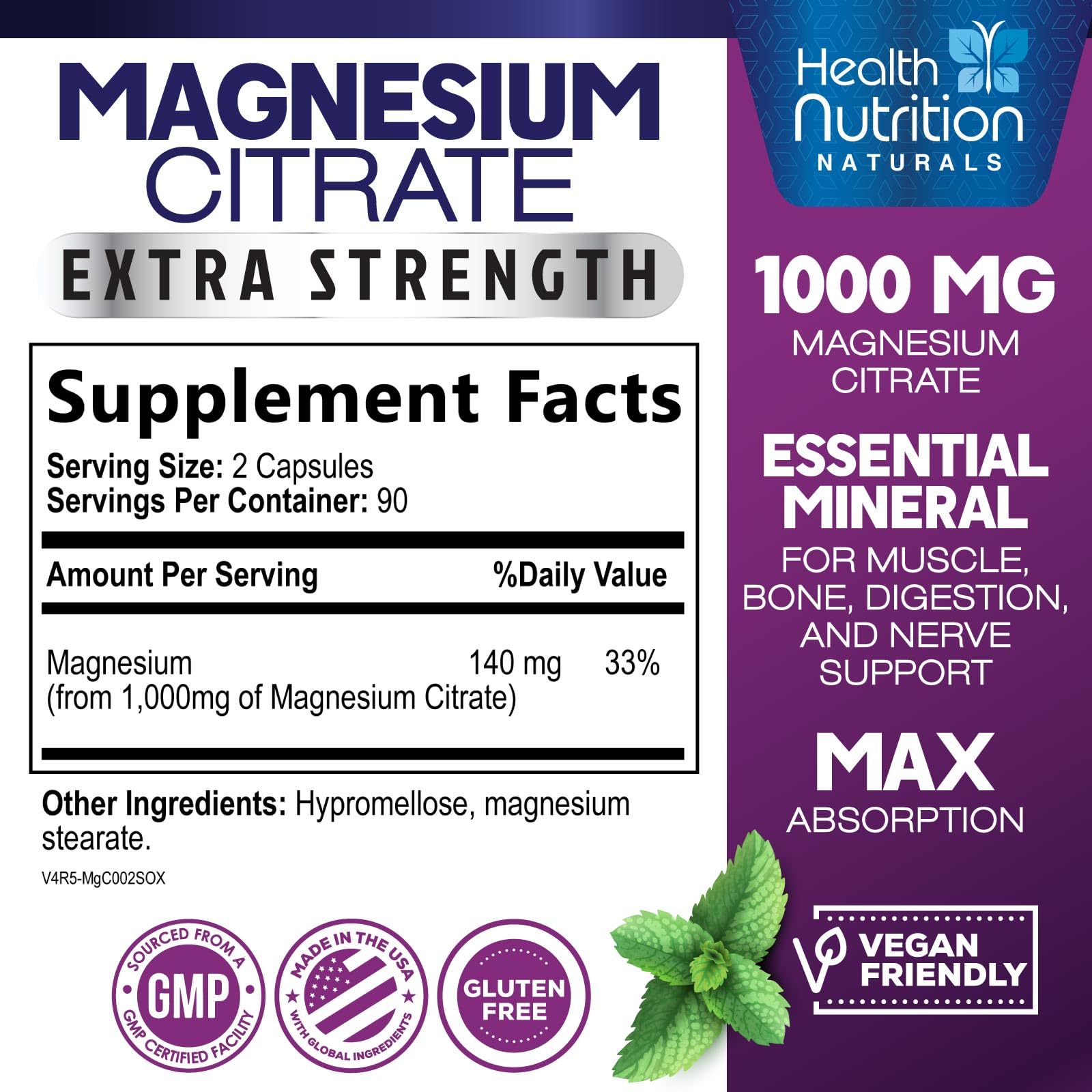 Packaging image for Magnesium Citrate Capsules 1000mg