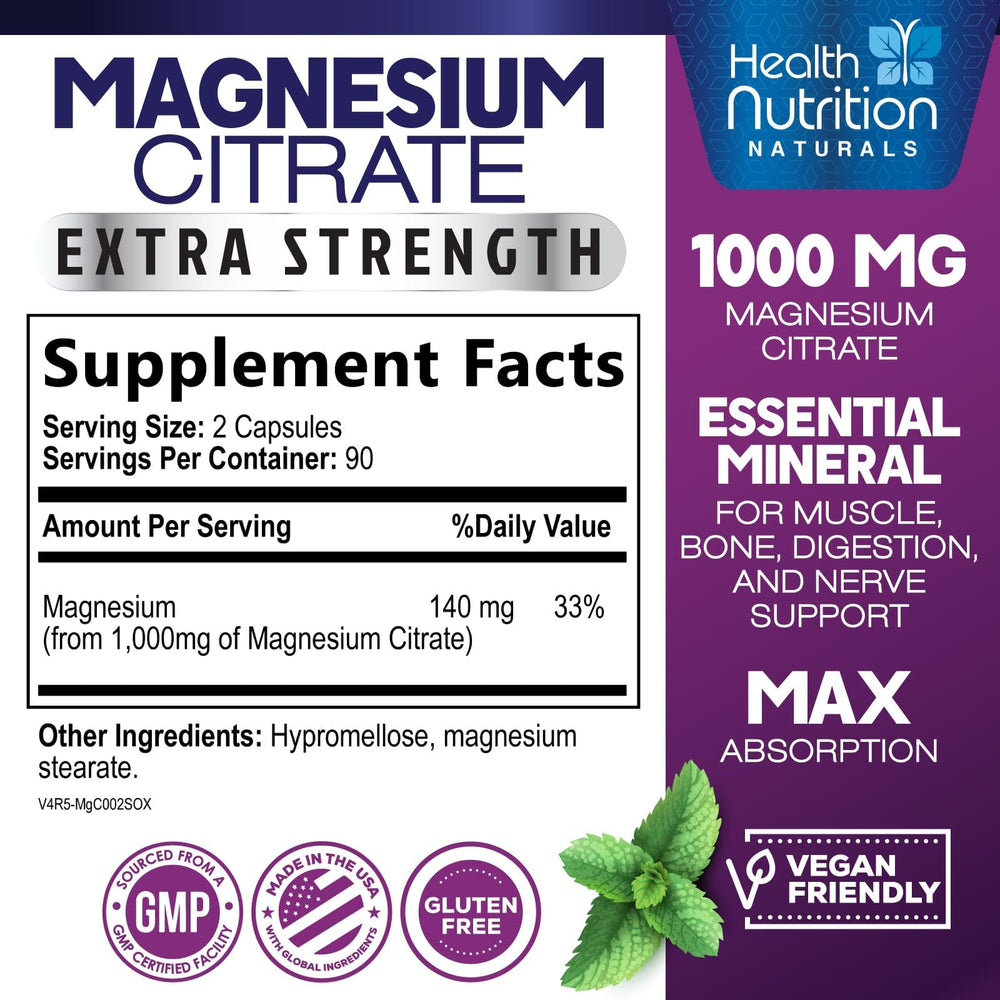 Packaging image for Magnesium Citrate Capsules 1000mg