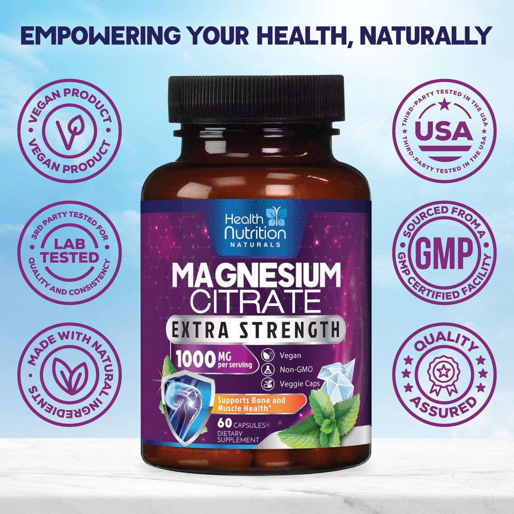 Magnesium citrate capsules 1000mg usage instructions