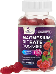 Magnesium Citrate Gummies bottle with 120 gummies