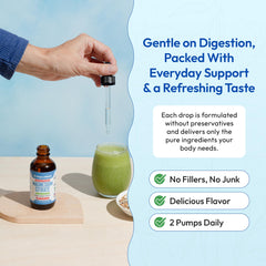 Product shot showing packaging and berries for Magnesium Citrate Liquid