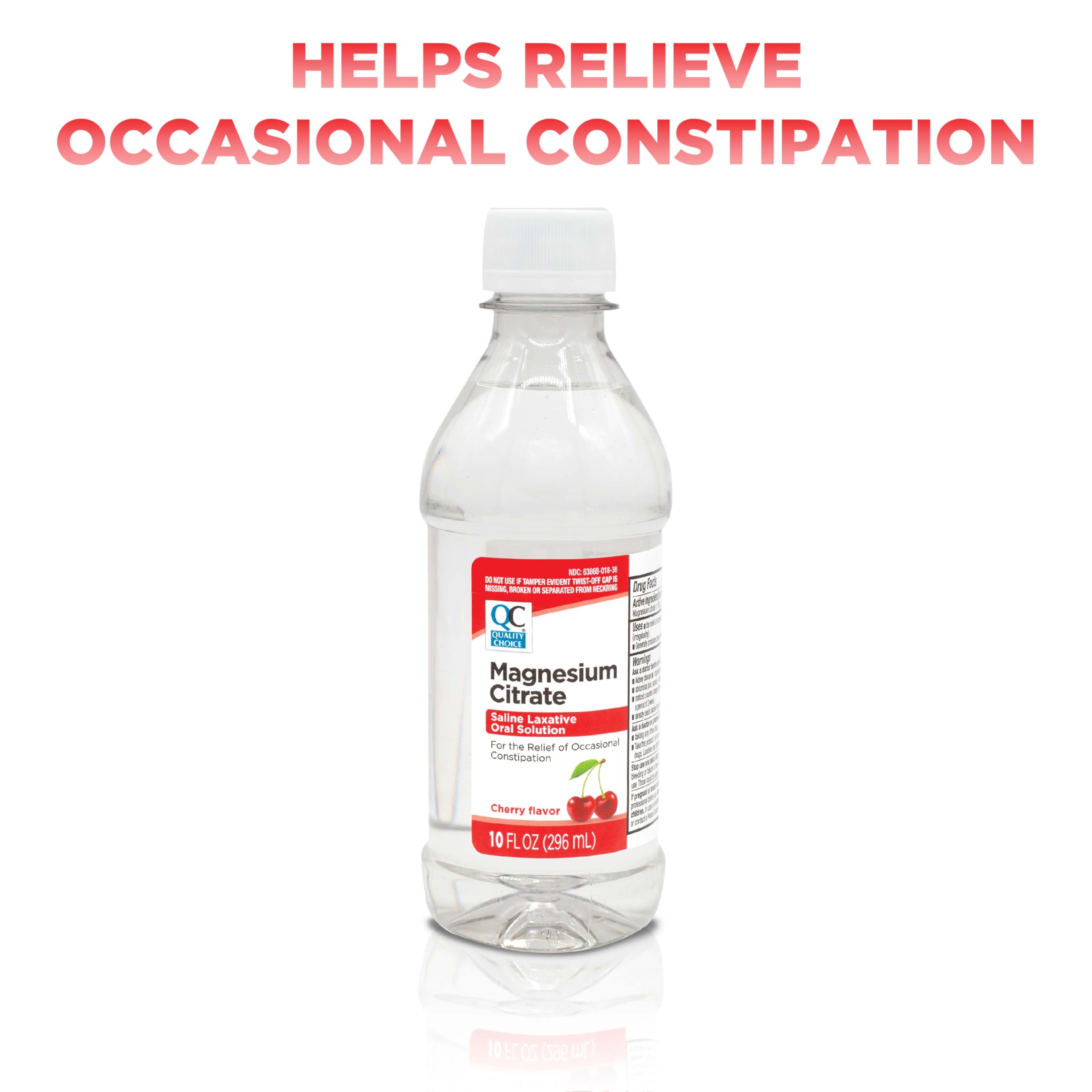 Cherry flavored Magnesium Citrate oral solution bottle