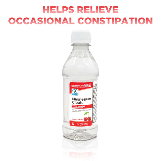 Cherry flavored Magnesium Citrate oral solution bottle
