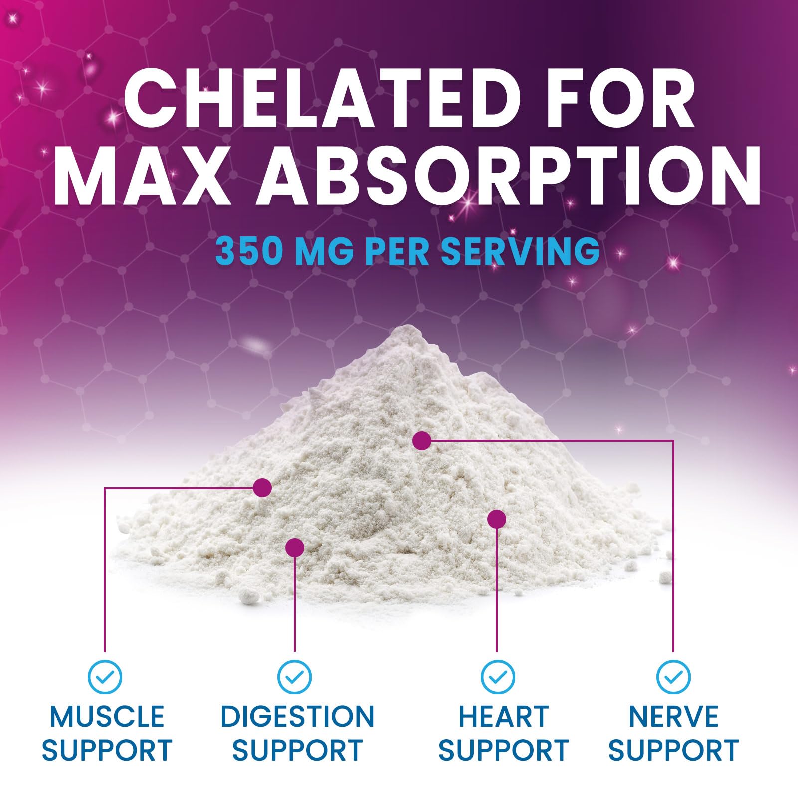 Glass of prepared magnesium citrate drink
