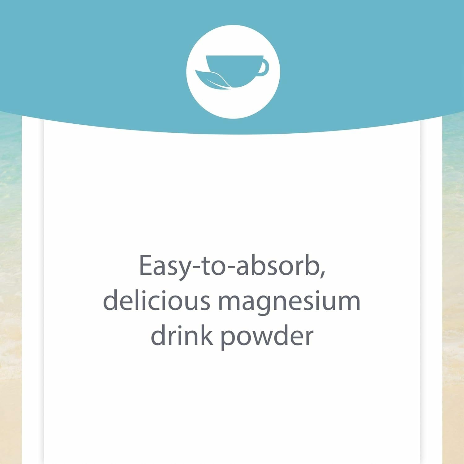 Magnesium citrate powder dissolving in warm water