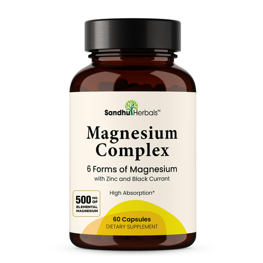 Magnesium Complex bottle front label