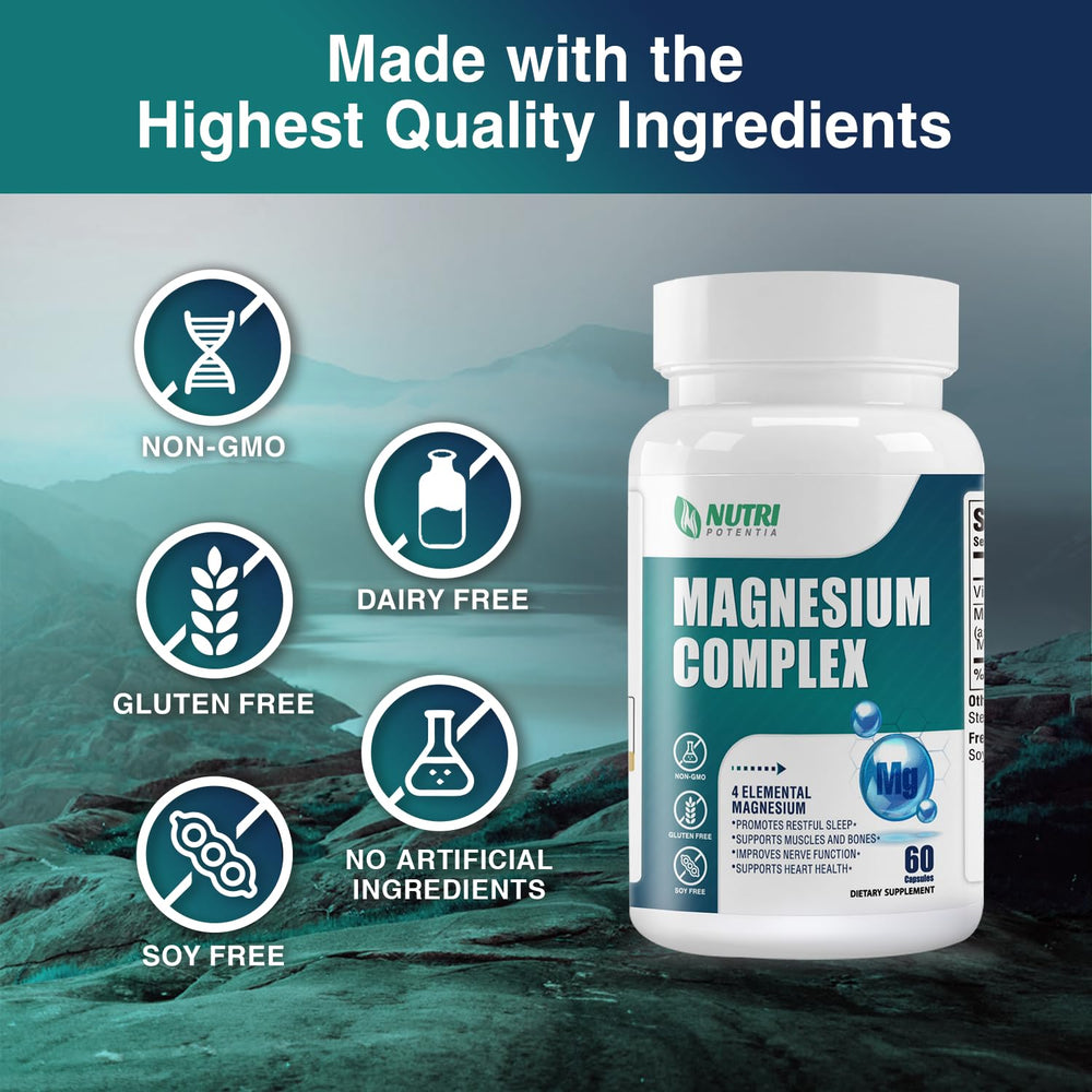 Magnesium capsules arranged for display